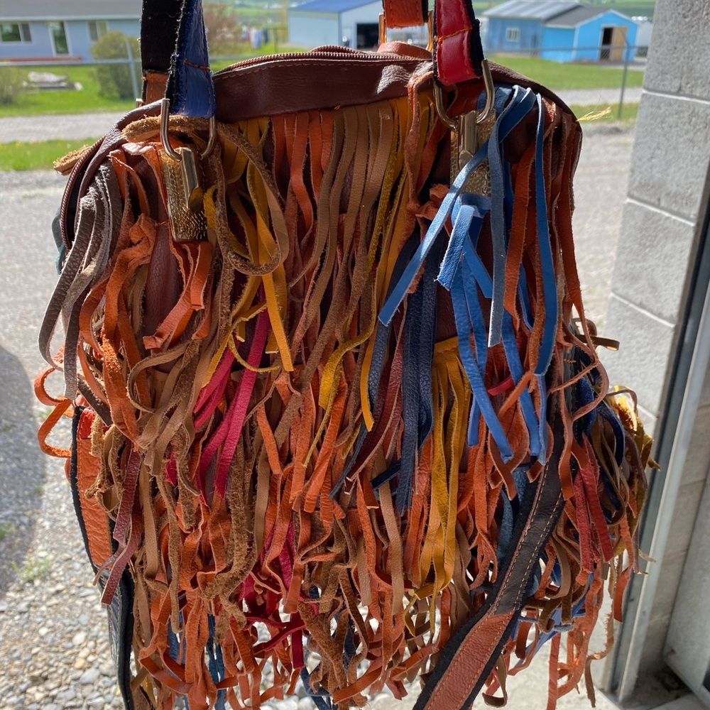COPY - Leather hippie bag! Value at over 2,000.00